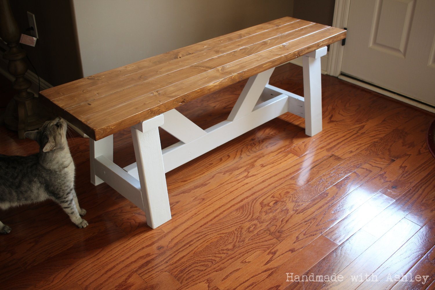 Ana White DIY Providence Bench - DIY Projects